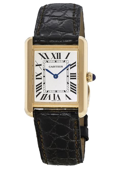 ladies cartier tank watch|authentic cartier tank watch.